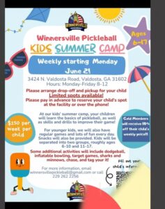 Pickleball camp